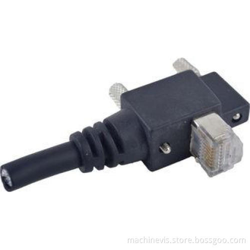 RJ45 Vertical Gigabit Ethernet Cable / Gige Camera Cables R